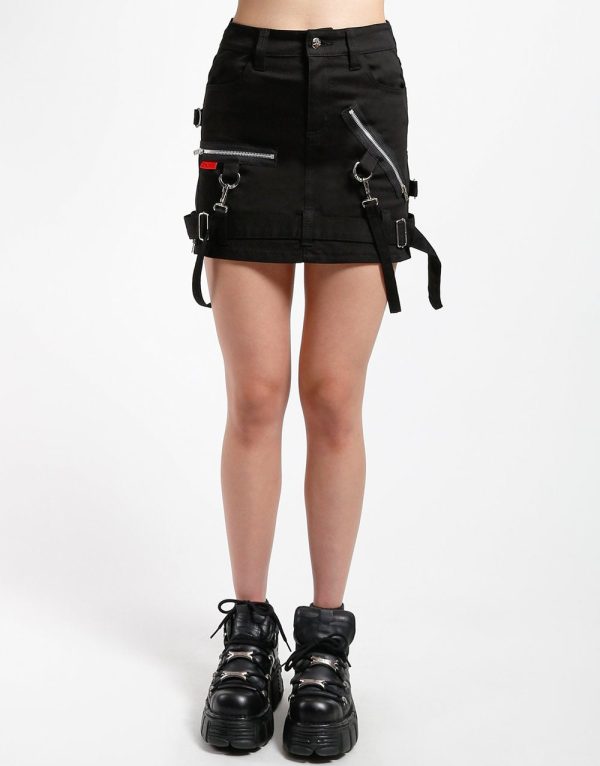 Tripp N.Y.C Black Bondage Skirt Fashion