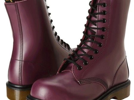 1919 PURPLE SMOOTH STEEL TOE BOOT Fashion