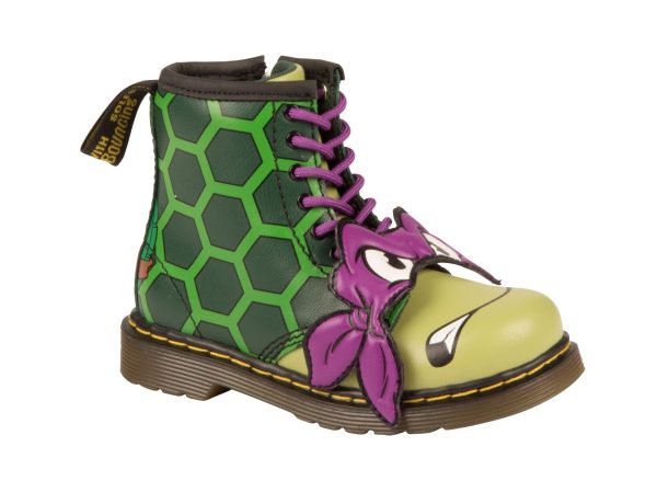 1460 Kids TMNT Donnie D Green T Lamper Boots Online Hot Sale