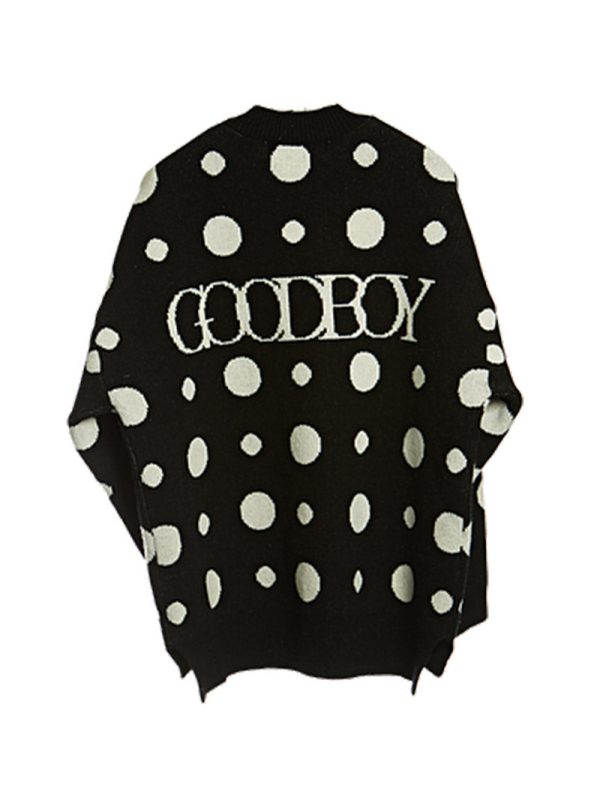 Big Logo Dots Sweater [ship immediately!] Supply