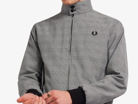 FRED PERRY PRINCE OF WALES HARRINGTON JACKET on Sale