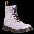 Dr Martens - 1460 Purple Metallic Leather Boots For Cheap