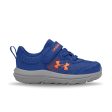 Under Armour Boys Toddler UA Assert 10 AC - Tech Blue Mod Gray Orange Blast For Discount