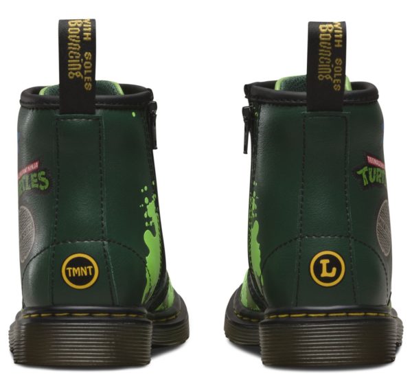 1460 Kids TMNT Leo L Green T Lamper Boots Discount