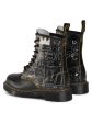 1460 Basquiat Black+White Backhand Straw+Smooth Leather Lace Up Boot Online