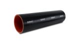 Vibrant Straight Hose Coupler 4.25in ID x 12in Long - Black on Sale