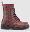 DRENCH RED STEWART TARTAN RUBBER BOOT Online Sale