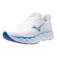 Mizuno Women s Wave Sky 8 - White Mercury Blue Online now