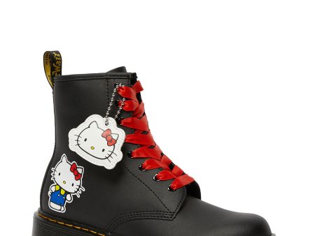 1460 Hello Kitty Black Hydro Leather Boot Fashion