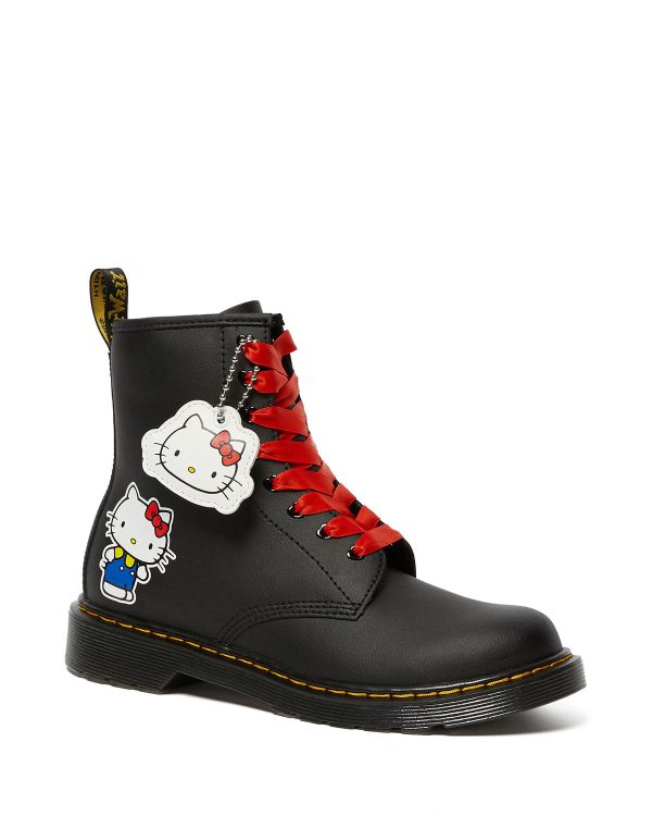 1460 Hello Kitty Black Hydro Leather Boot Fashion