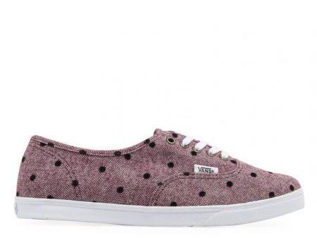 VANS |AUTHENTIC | LO PRO | BURGANDY WHITE Sale