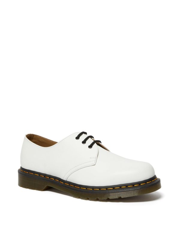 1461 WHITE SMOOTH OXFORD SHOE For Cheap