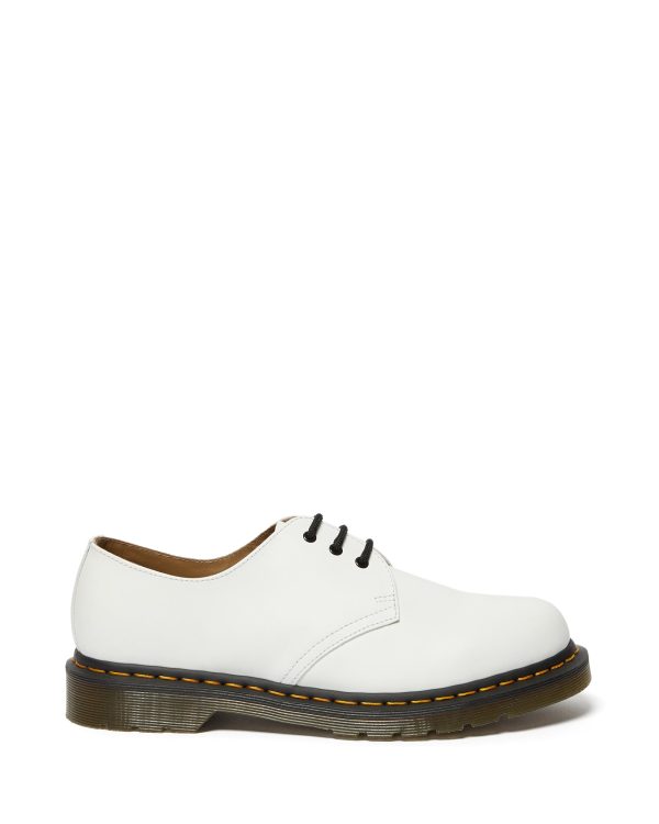 1461 WHITE SMOOTH OXFORD SHOE For Cheap