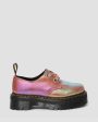 Holly Pink Iridescent Texture Platform Oxford Discount