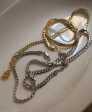 FERRERA CHAIN NECKLACE- SILVER Sale