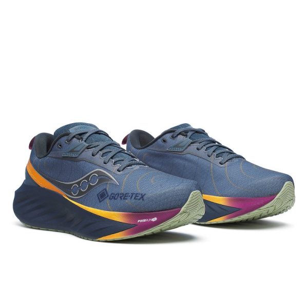 Saucony Women s Triumph 22 GTX - Mirage Navy Hot on Sale