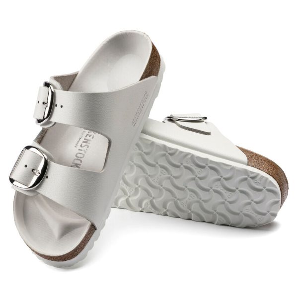 Birkenstock Arizona Big Buckle - White Leather Online