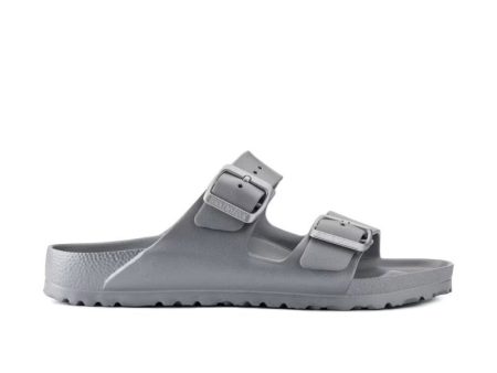 Birkenstock Arizona Essentials - Metallic Silver Cheap