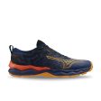 Mizuno Men s Wave Daichi 8 - Estate Blue Apricot Online now