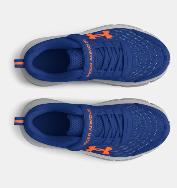 Under Armour Boys UA Assert 10 AC - Tech Blue Mod Gray Orange Blast Online Sale