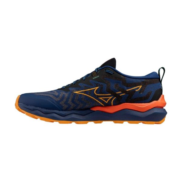 Mizuno Men s Wave Daichi 8 - Estate Blue Apricot Online now