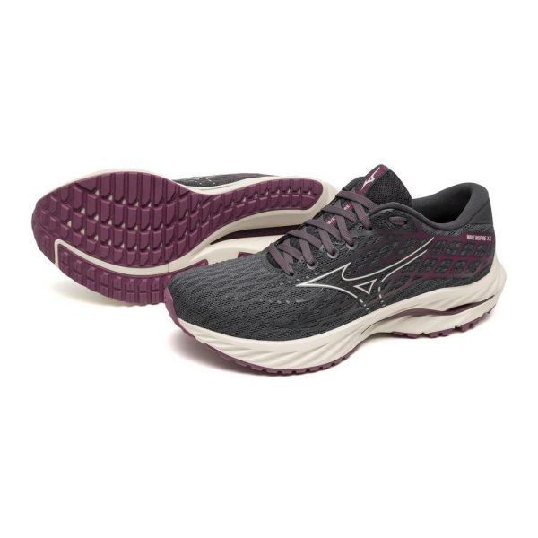 Mizuno Women s Wave Inspire 20 - Ebony White Sand For Discount