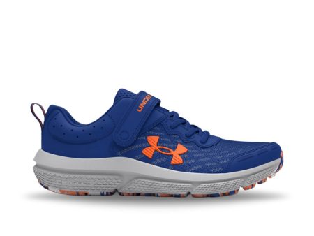 Under Armour Boys UA Assert 10 AC - Tech Blue Mod Gray Orange Blast Online Sale