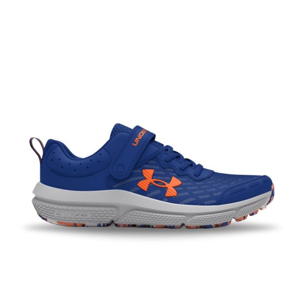 Under Armour Boys UA Assert 10 AC - Tech Blue Mod Gray Orange Blast Online Sale