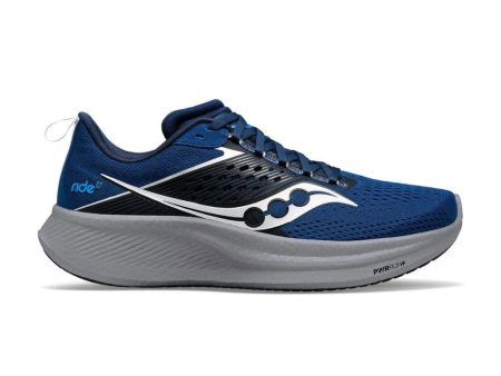 Saucony Men s Ride 17 - Tide Silver (Wide Width) For Discount