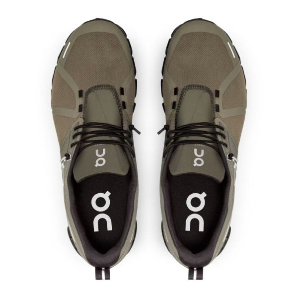 On Men s Cloud 5 Waterproof - Olive Black Discount