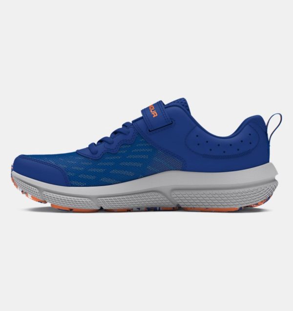 Under Armour Boys UA Assert 10 AC - Tech Blue Mod Gray Orange Blast Online Sale