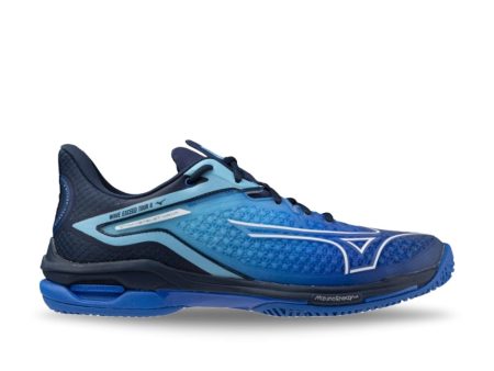 Mizuno Men s Wave Exceed Tour 6 AC - Mugen Blue White Discount