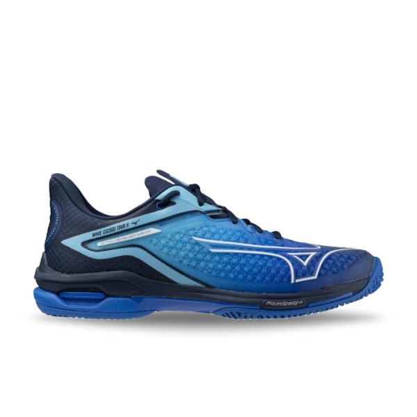 Mizuno Men s Wave Exceed Tour 6 AC - Mugen Blue White Discount