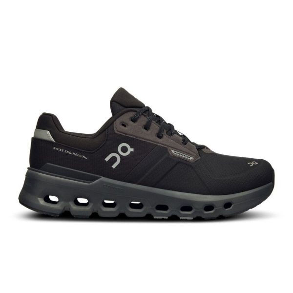 On Women s Cloudrunner 2 Waterproof - Magnet Black Online Hot Sale