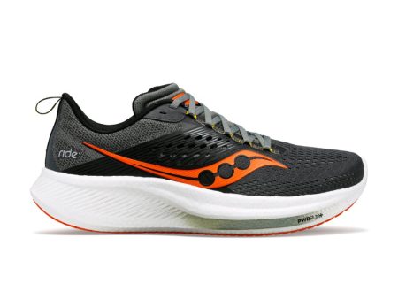 Saucony Men s Ride 17 - Shadow Pepper (Wide Width) Cheap