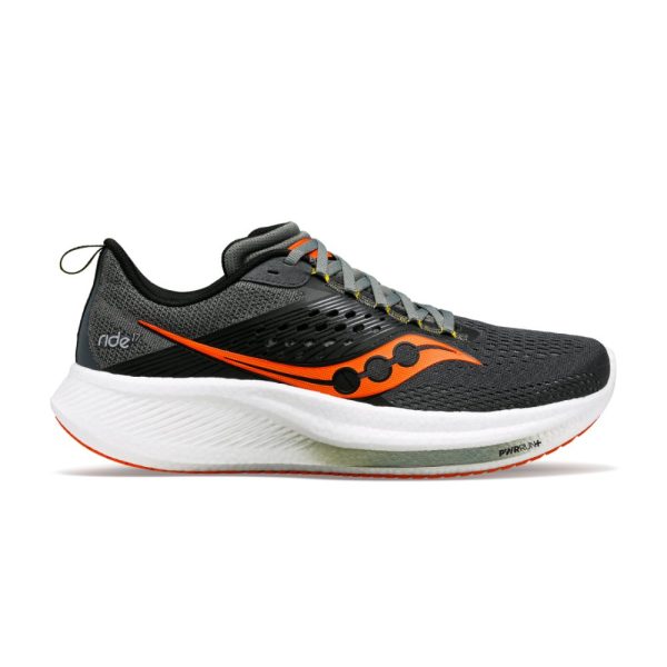 Saucony Men s Ride 17 - Shadow Pepper (Wide Width) Cheap