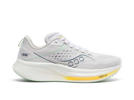 Saucony Women s Ride 17 - White Peel For Discount