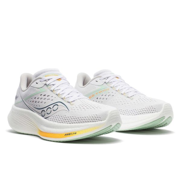 Saucony Women s Ride 17 - White Peel For Discount