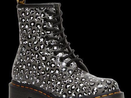 Dr Martens - 1460 Gray Leopard Boot Discount