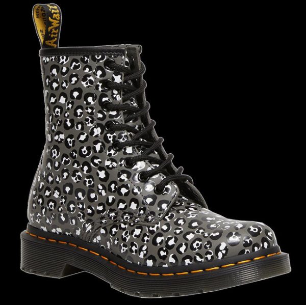 Dr Martens - 1460 Gray Leopard Boot Discount