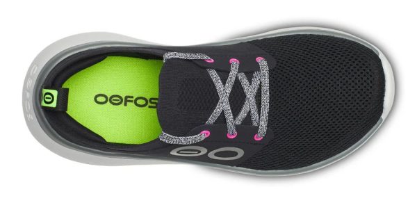 OOFOS Women s OOmy Stride - White Black Discount