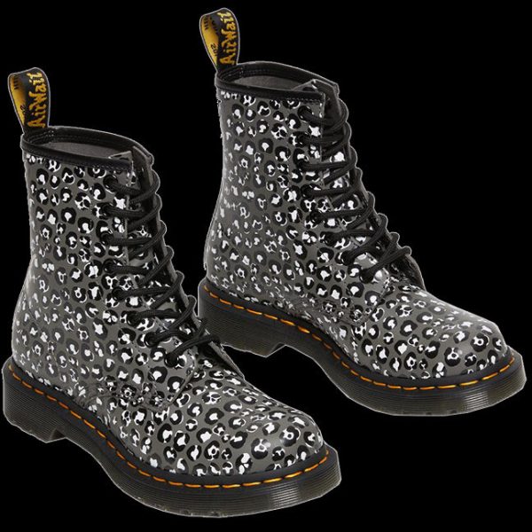 Dr Martens - 1460 Gray Leopard Boot Discount