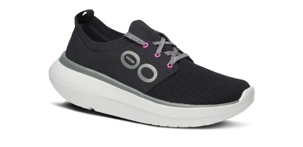 OOFOS Women s OOmy Stride - White Black Discount