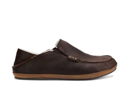 Olukai Men s Moloa Slipper - Dark Wood Cheap