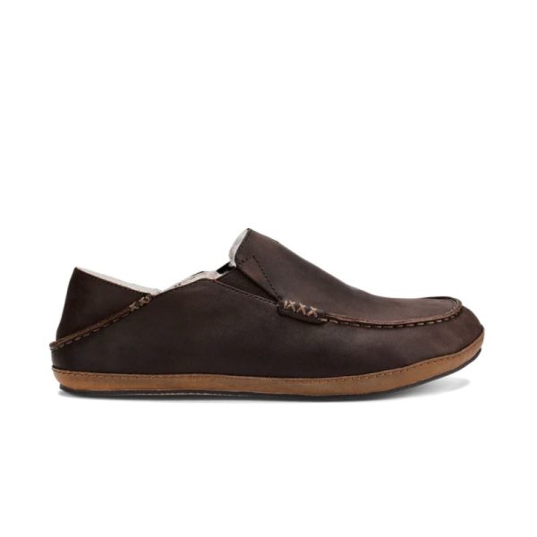 Olukai Men s Moloa Slipper - Dark Wood Cheap