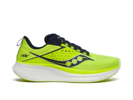 Saucony Men s Ride 17 - Citron Navy Supply