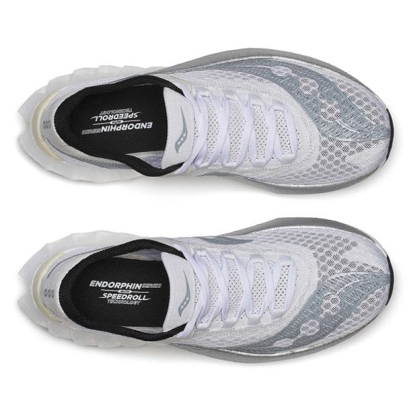 Saucony Women s Endorphin Pro 4 - White Silver Hot on Sale