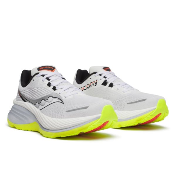 Saucony Men s Hurricane 24 - White Black Supply