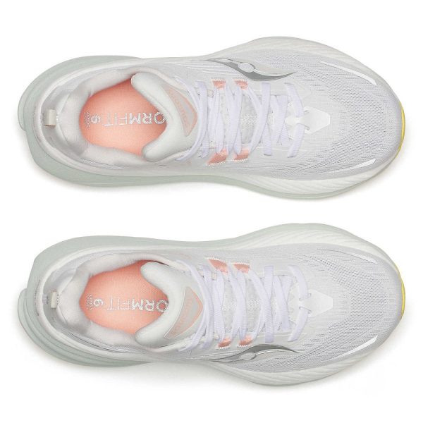 Saucony Women s Hurricane 24 - White Foam Online Hot Sale