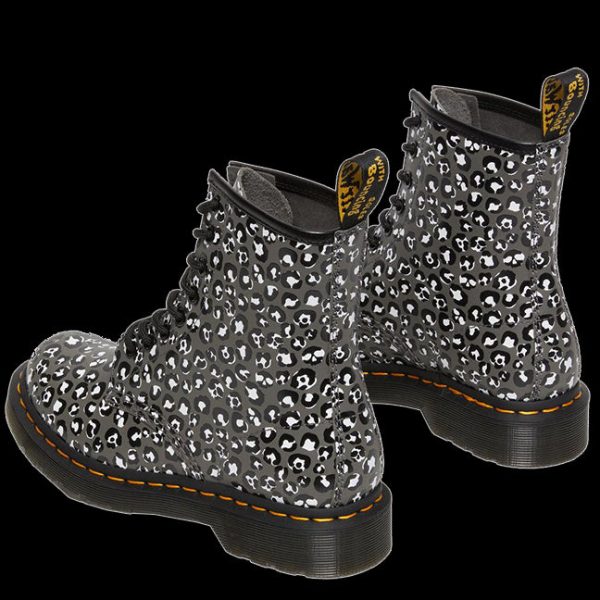 Dr Martens - 1460 Gray Leopard Boot Discount